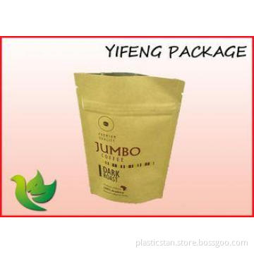 Foil lined Kraft Paper Bag With Window and Custom Printing